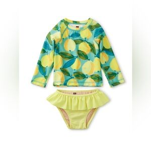 Tea Collection Rash Guard Baby Swimsuit - Guava-Go-Go. 18-24 mos